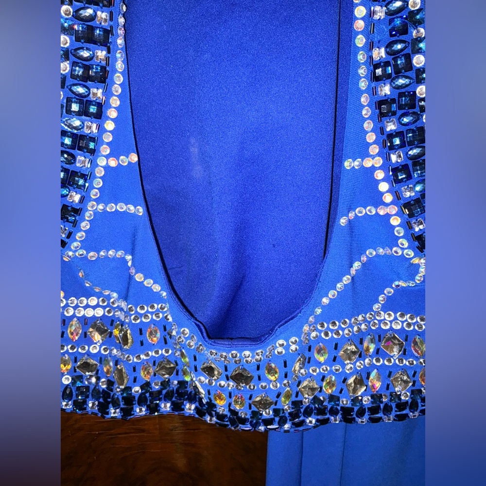 Chicas 2 pc Prom Maxi Skirt & Halter Top Size S - Picture 7 of 16